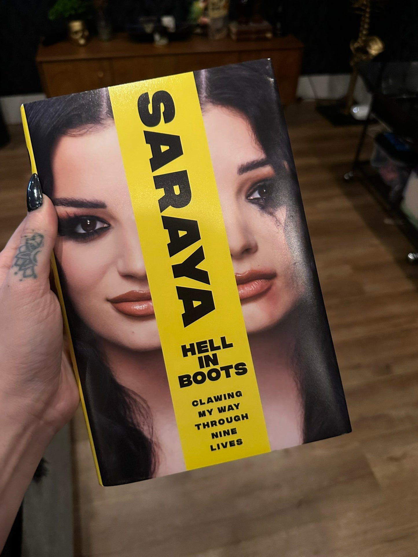 Saraya Hell in Boots: Clawing My Way Through Nine Lives Books PWcatalog