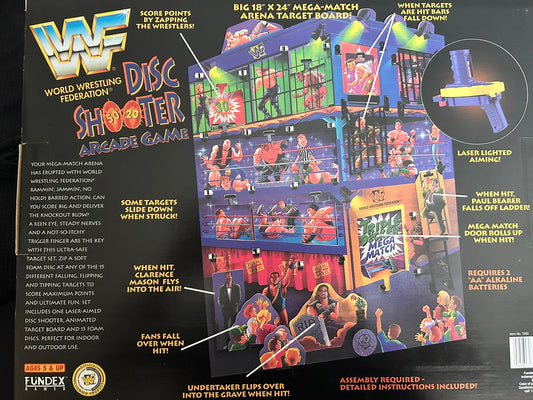 WWF Disc Shooter arcade game by Fundex PW Catalog