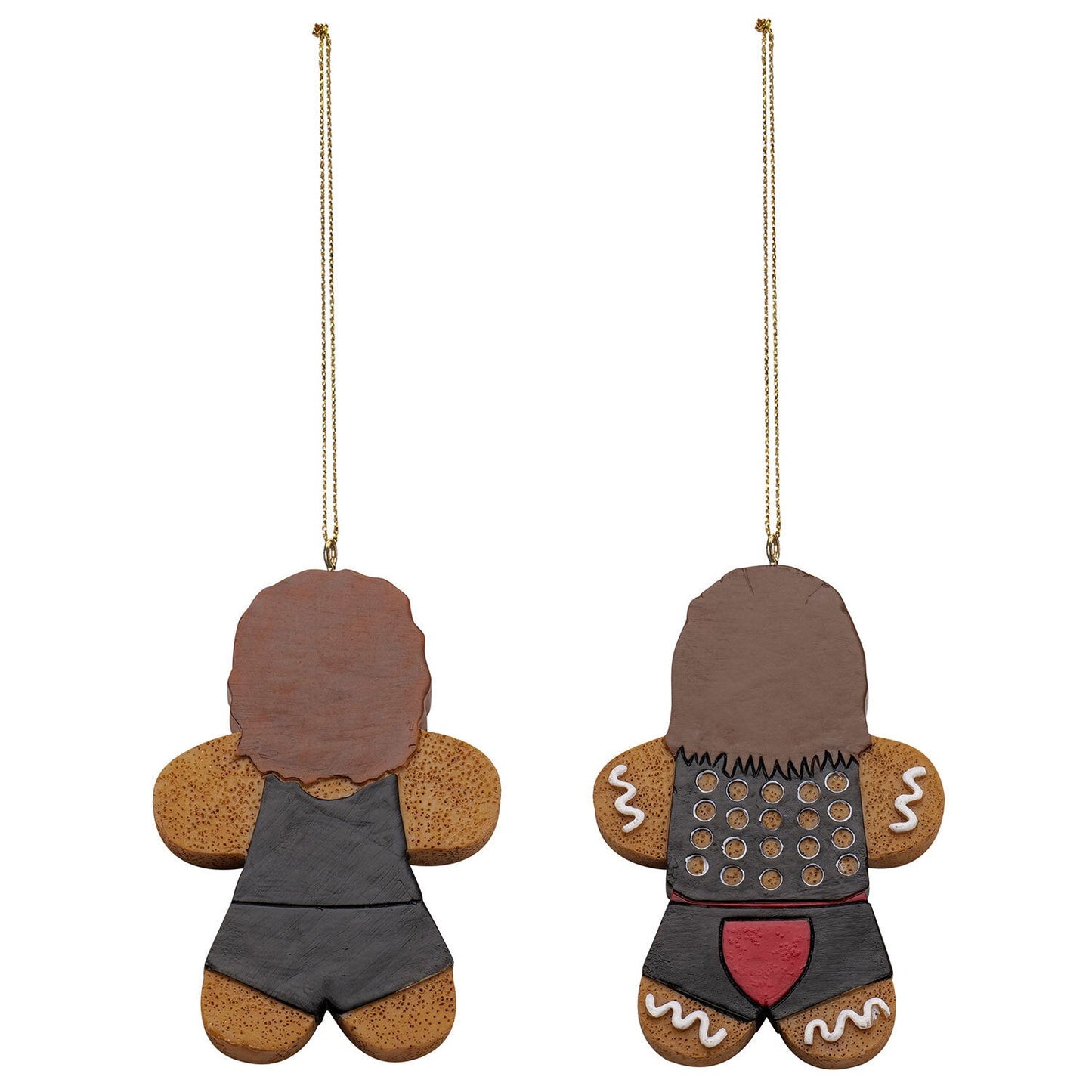 2 Dudes with Attitudes 2021 Gingerbread Ornament 2-Pack