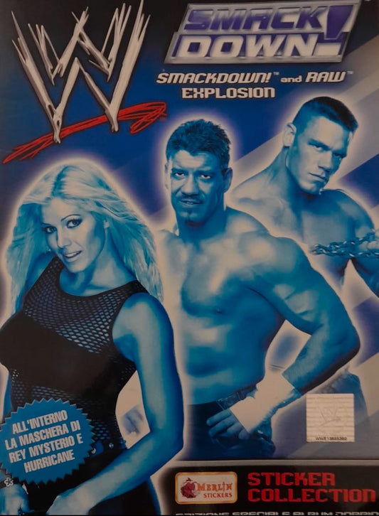 WWE Smackdown Stickers Album 2004 From Italy Stickers Album PW Catalog