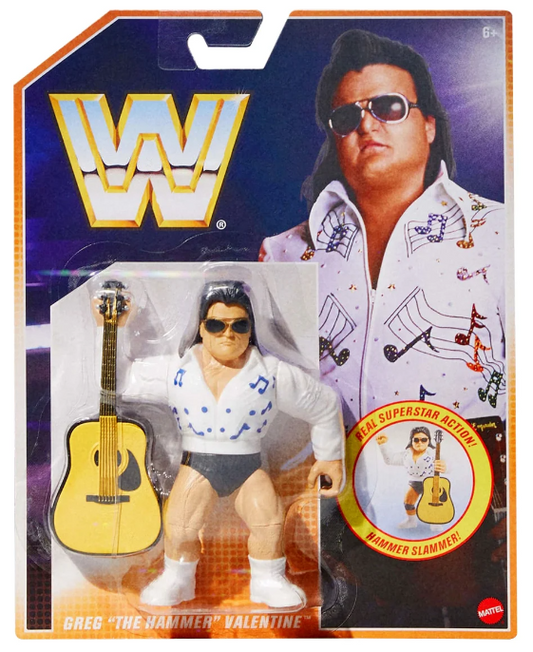 WWE Mattel Retro Wave 3 Greg "The Hammer" Valentine Action & Toy Figures PWcatalog
