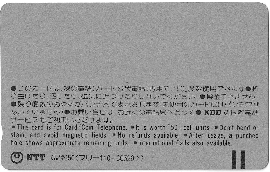 Japan Group of 4 Wrestler / Now / Puzzle 2/2 Phone Card - image 2