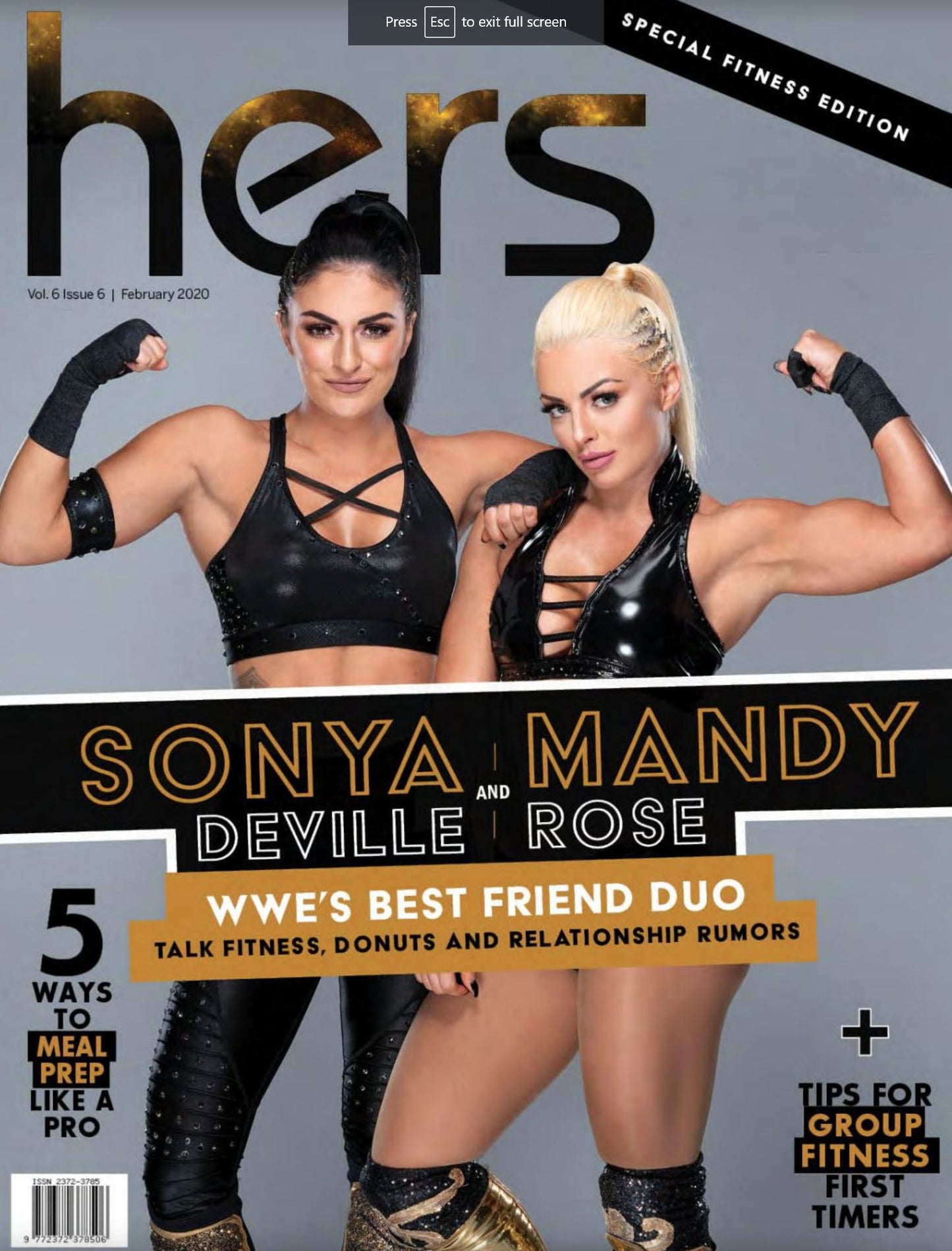 HERS February 2020 Sonya Deville Mandy Rose Magazine PWcatalog