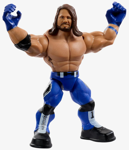 WWE Mattel Knuckle Crunchers Series 3 AJ Styles Action & Toy Figures PWcatalog