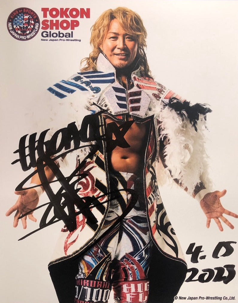 Autographed Hiroshi Tanahashi Portrait 2023 04 TSG Both Hands Down Other Goods PW Catalog