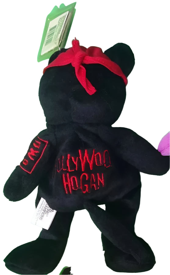 WCW Hollywood Hogan Nitros Bears & Wolves 9" Beanie Bear 1999 by Racing Champions Pwcatalog