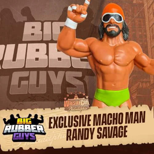 Big Rubber Guys WrestleCon Exclusive "Macho Man" Randy Savage Action & Toy Figures PWcatalog