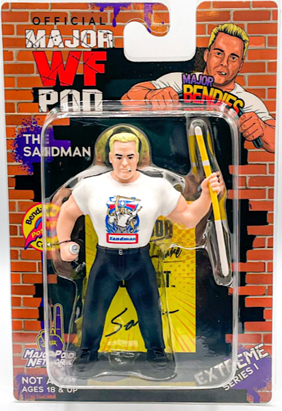 Major Wrestling Figure Podcast Major Bendies Extreme Series 1 The Sandman Action & Toy Figures PWcatalog
