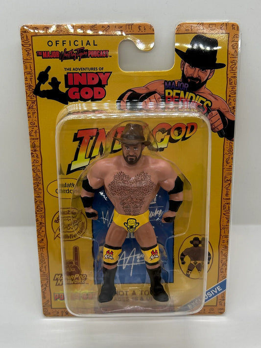 Major Wrestling Figure Podcast Major Bendies Power-Con Exclusive Matt Cardona Indy God Action & Toy Figures PWcatalog