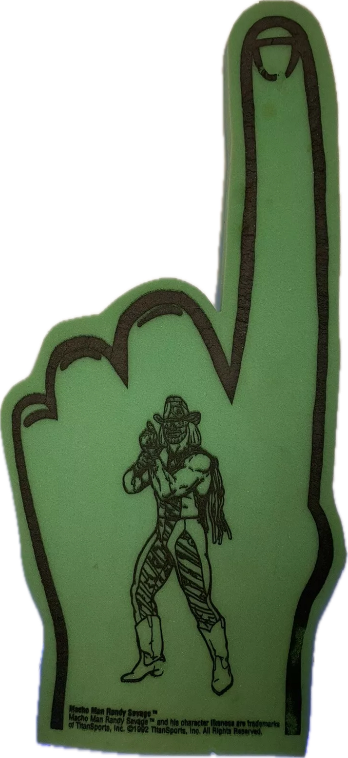 Macho Man Randy Savage Ooooh Yeah! foam finger Foam PWcatalog