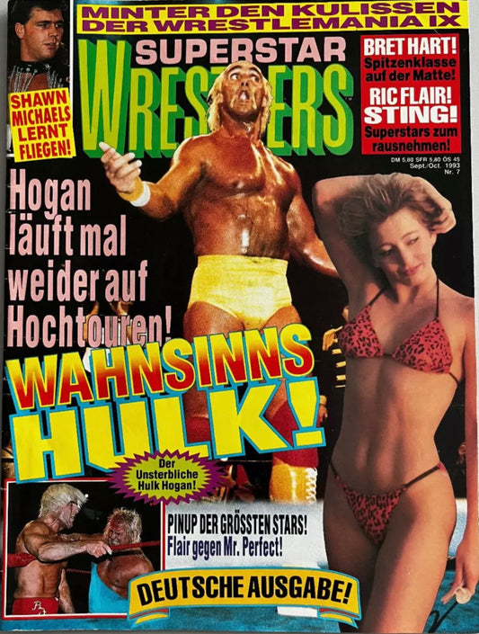 Superstar Wrestlers 7 Sep./Oct. 1993 from Germany Magazine PWcatalog