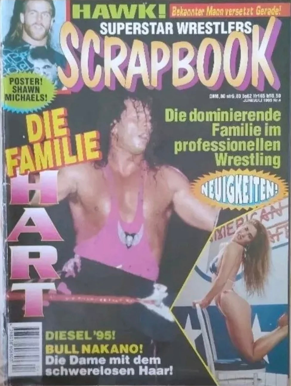 Superstar Wrestlers 19 Scrapbook June/July 1995 from Germany Magazine PWcatalog