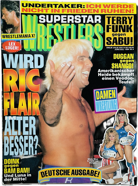 Superstar Wrestlers 13 June/July 1994 from Germany Magazine PWcatalog