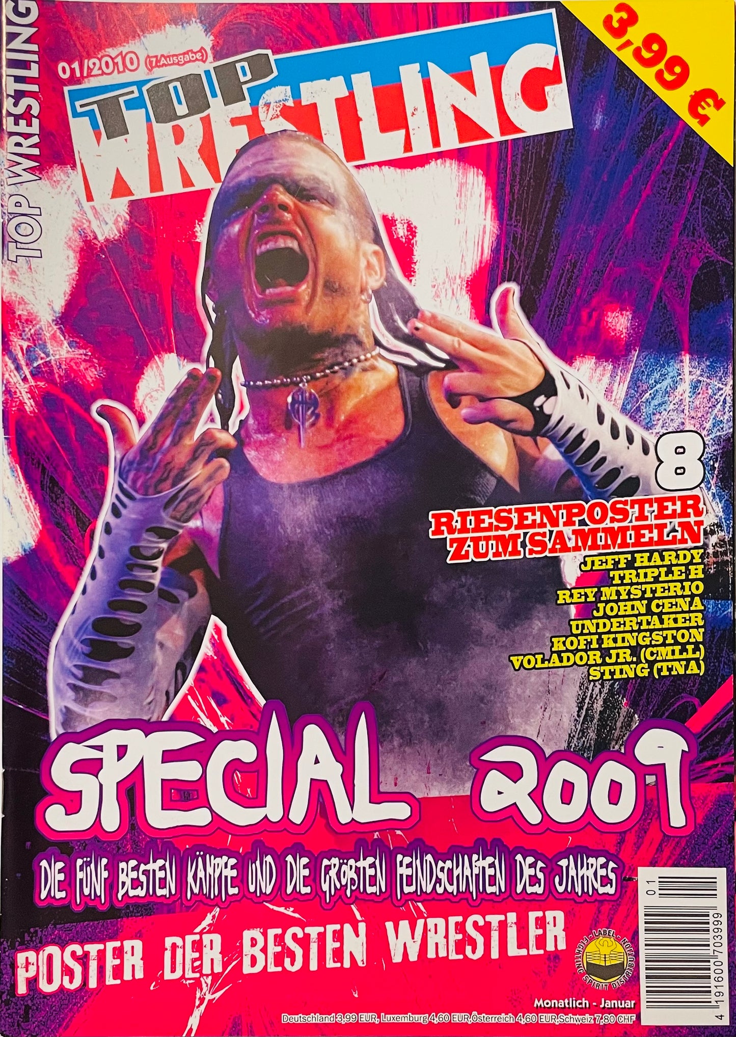 Top Wrestling #7 January 2010 from Germany Magazine PWcatalog