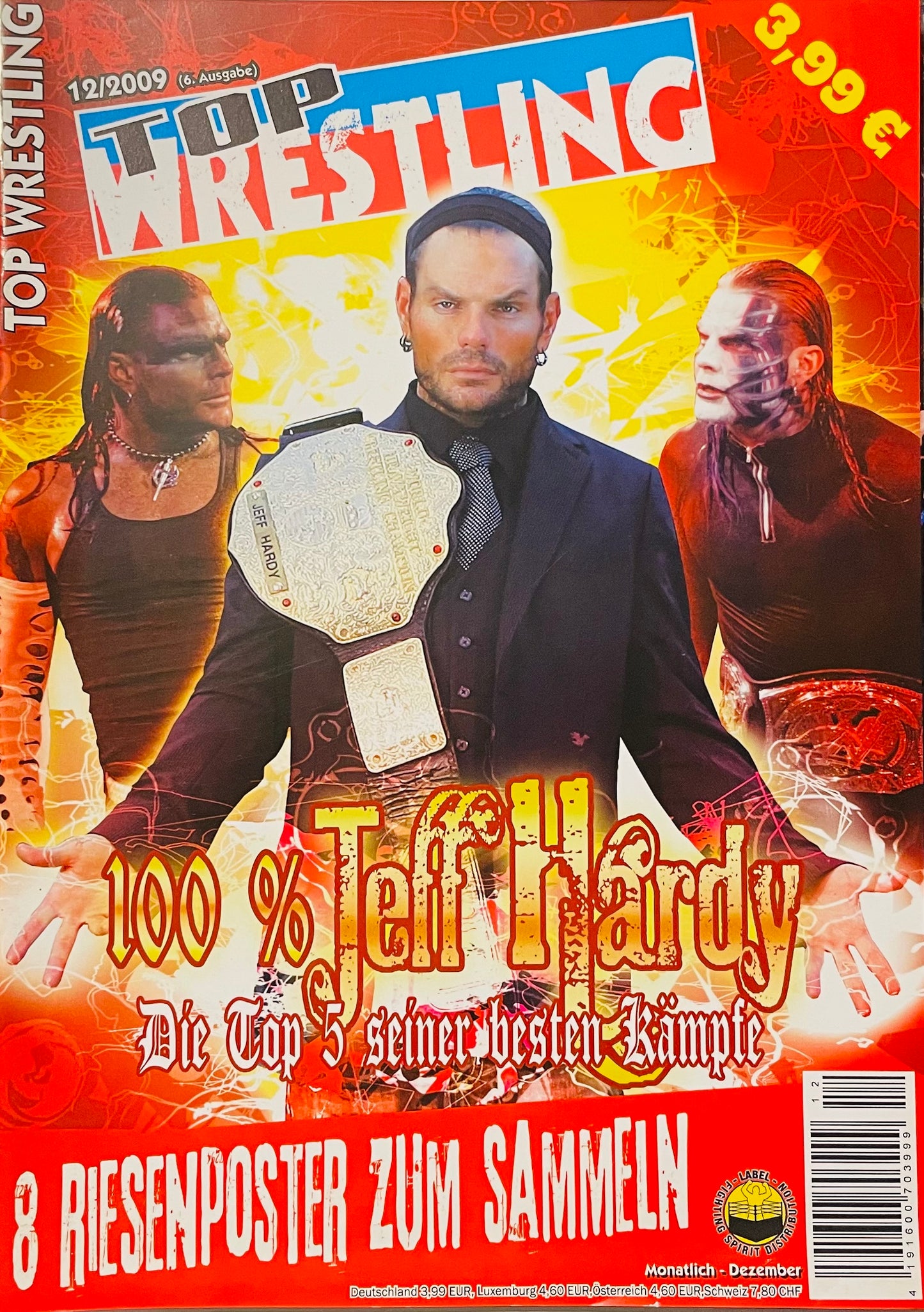 Top Wrestling #6 December 2009 from Germany Magazine PWcatalog