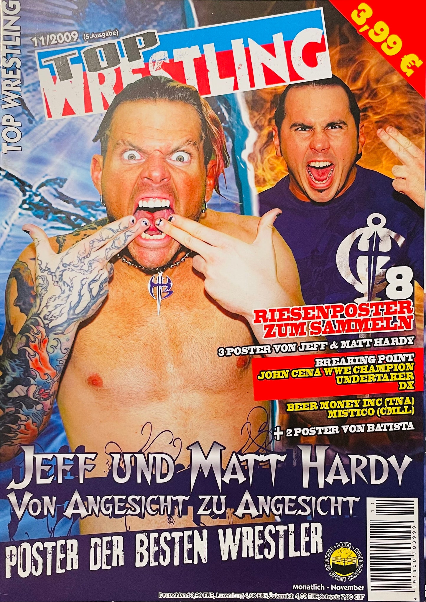 Top Wrestling #5 November 2009 from Germany Magazine PWcatalog