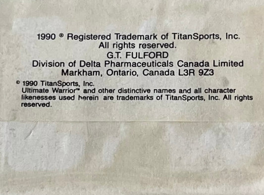 Ultimate Warrior Mini Soap/Savon PWcatalog