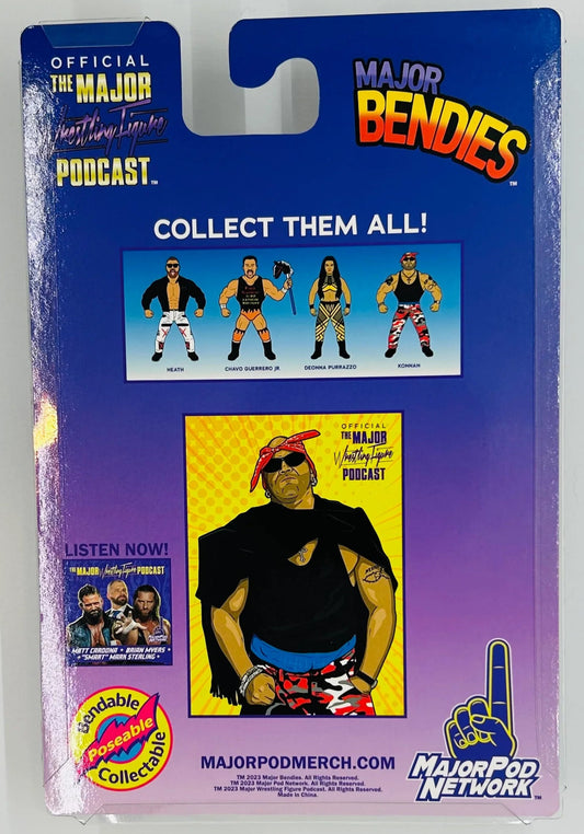Major Wrestling Figure Podcast Major Bendies Series 5 Konnan Action & Toy Figures PWcatalog
