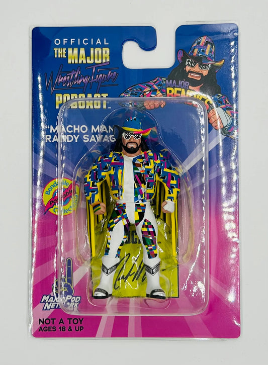 Major Wrestling Figure Podcast Major Bendies "Macho Man" Randy Savage Action & Toy Figures PWcatalog