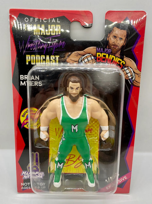 Major Wrestling Figure Podcast Major Bendies "Major Moment" Brian Myers Action & Toy Figures PWcatalog