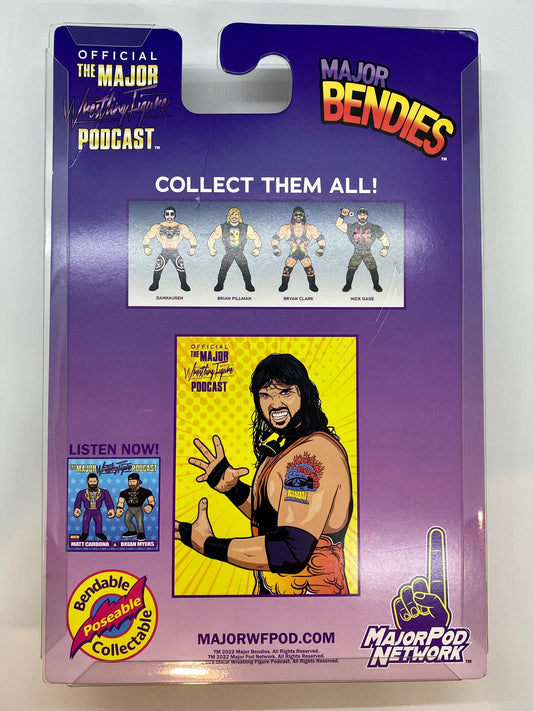 Major Wrestling Figure Podcast Major Bendies Series 2 Bryan Clark (Major Chase) Action & Toy Figures PWcatalog