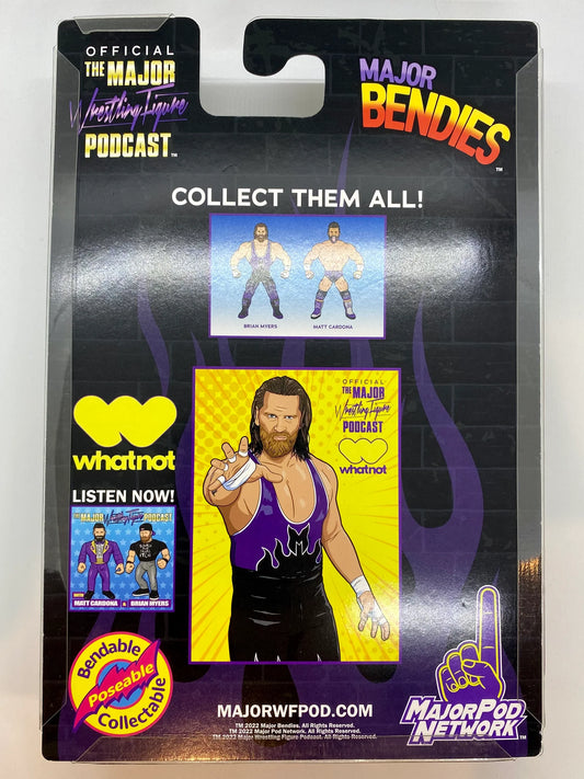 Major Wrestling Figure Podcast Major Bendies Whatnot Exclusive Brian Myers Action & Toy Figures PWcatalog