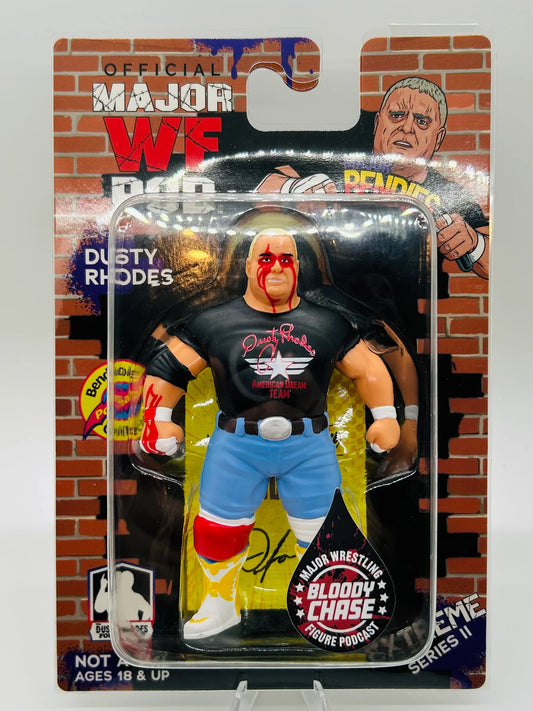 Major Wrestling Figure Podcast Major Bendies Extreme Series 2 Dusty Rhodes (Bloody Chase) Action & Toy Figures PWcatalog