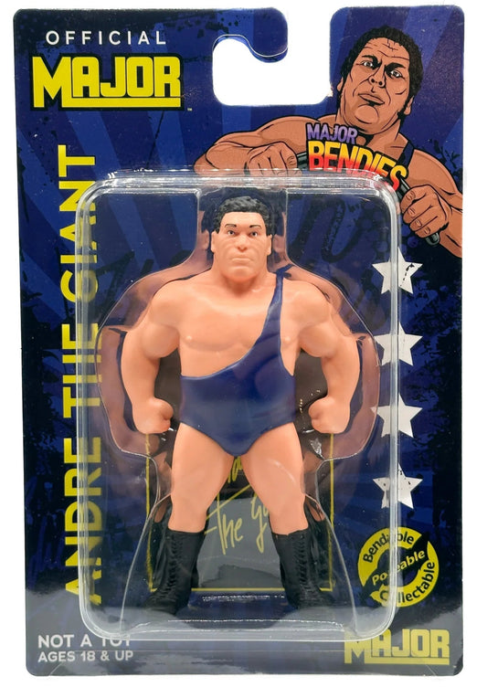 Major Wrestling Figure Podcast Major Bendies Andre the Giant Blue Singlet Action & Toy Figures PWcatalog