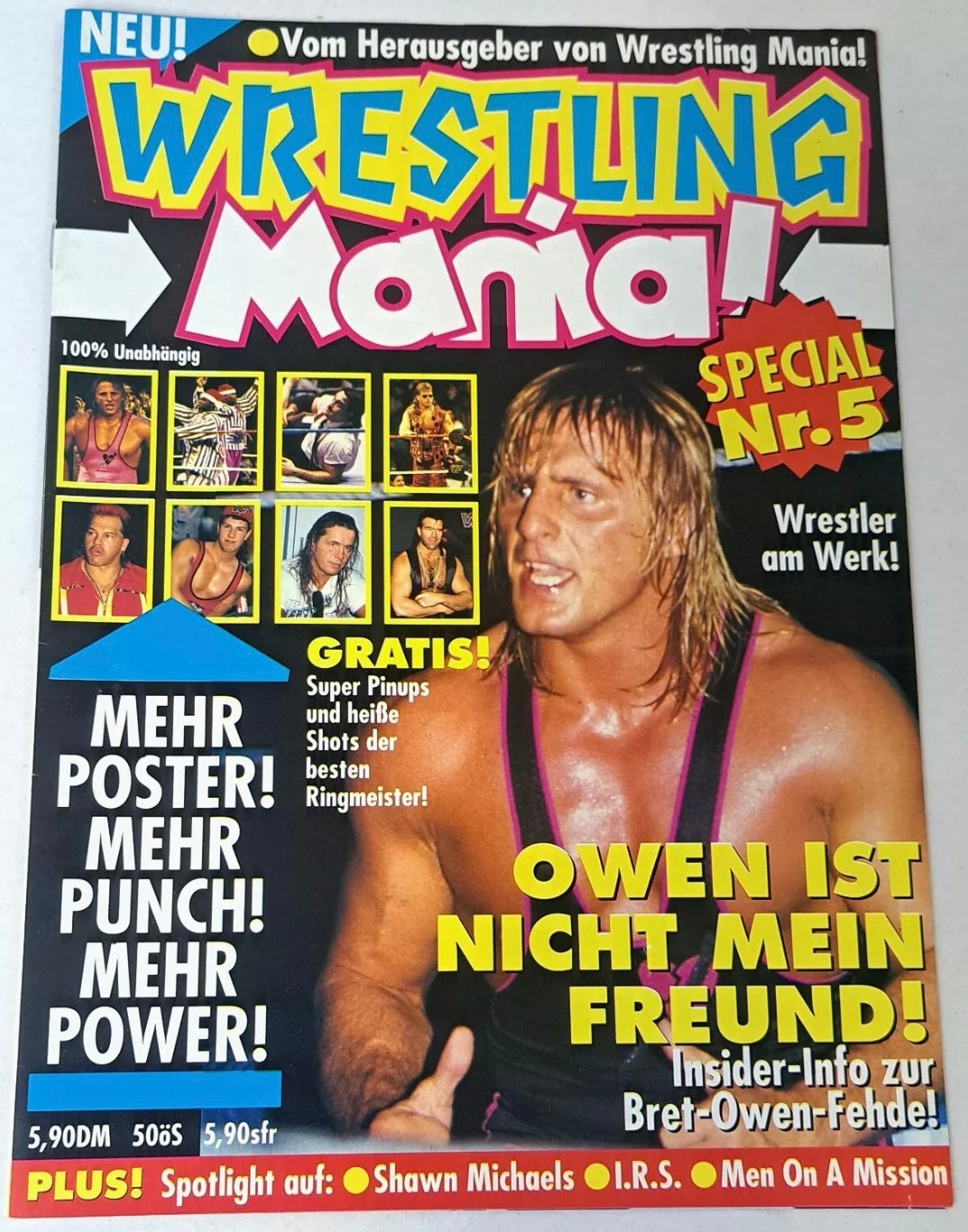 Wrestling Mania! Special No. 5 Germany Magazine PWcatalog