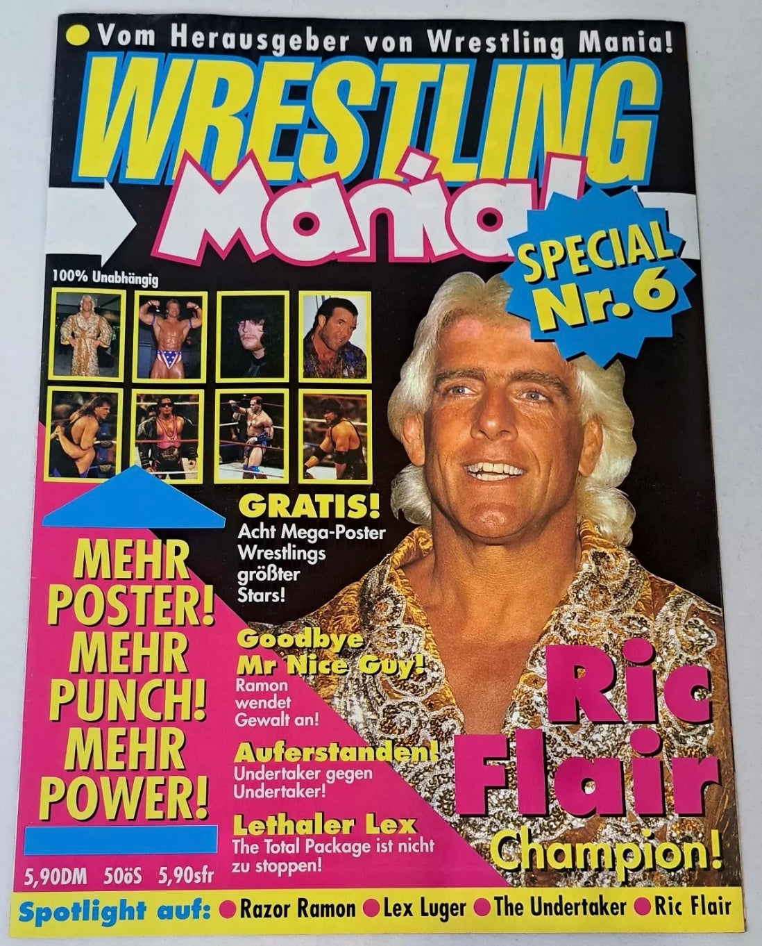 Wrestling Mania! Special No. 6 Germany Magazine PWcatalog
