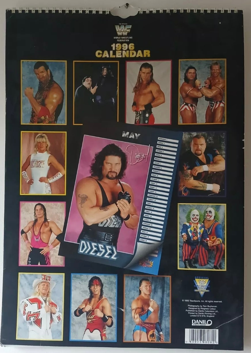 WWF 1996 Allied Powers Calendar PW Catalog