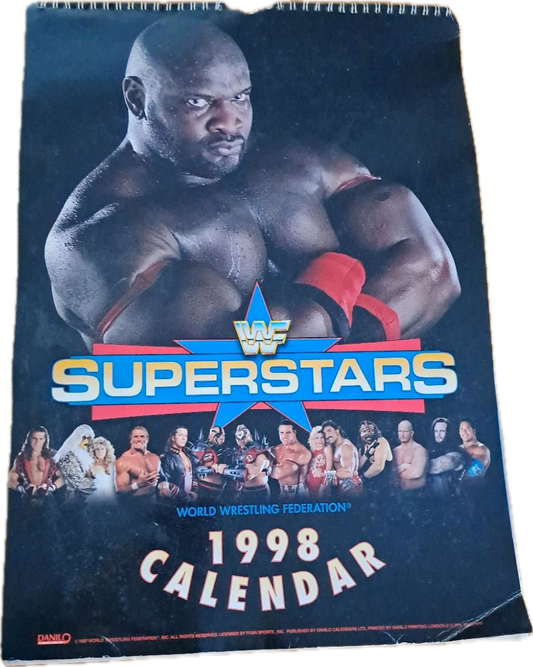 WWF Superstars Calendar 1998 PW Catalog