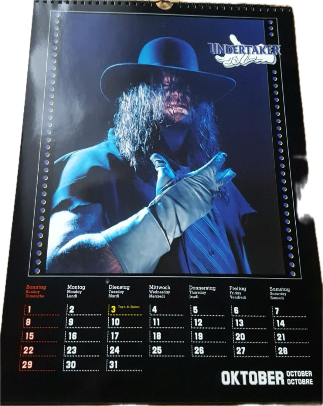 WWF Superstars 1995 Calendar from Germany PW Catalog