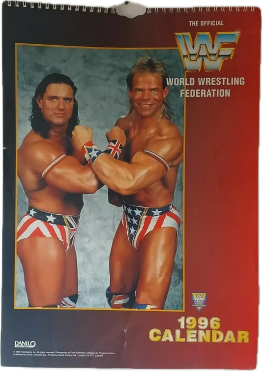 WWF 1996 Allied Powers Calendar PW Catalog