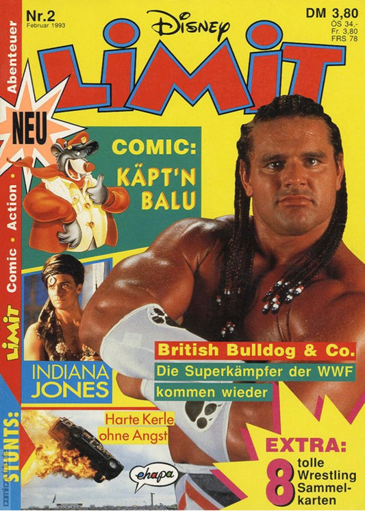 Limit 1993 #2 British Bulldog from Germany Magazine PWcatalog