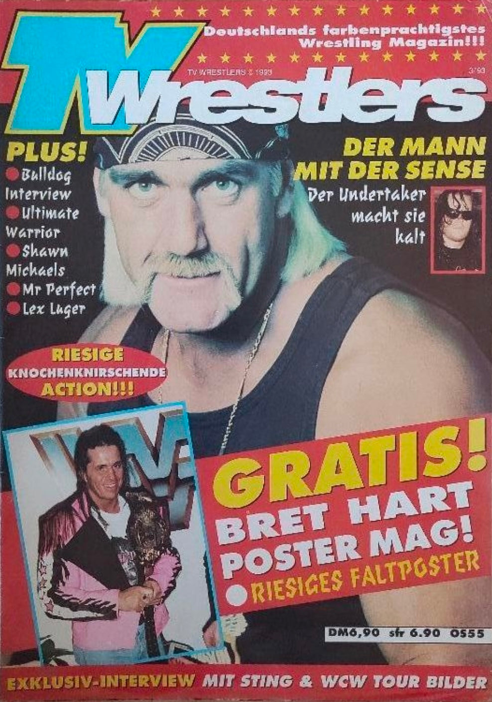 TV Wrestlers No. 3/1993 Germany Magazine PWcatalog