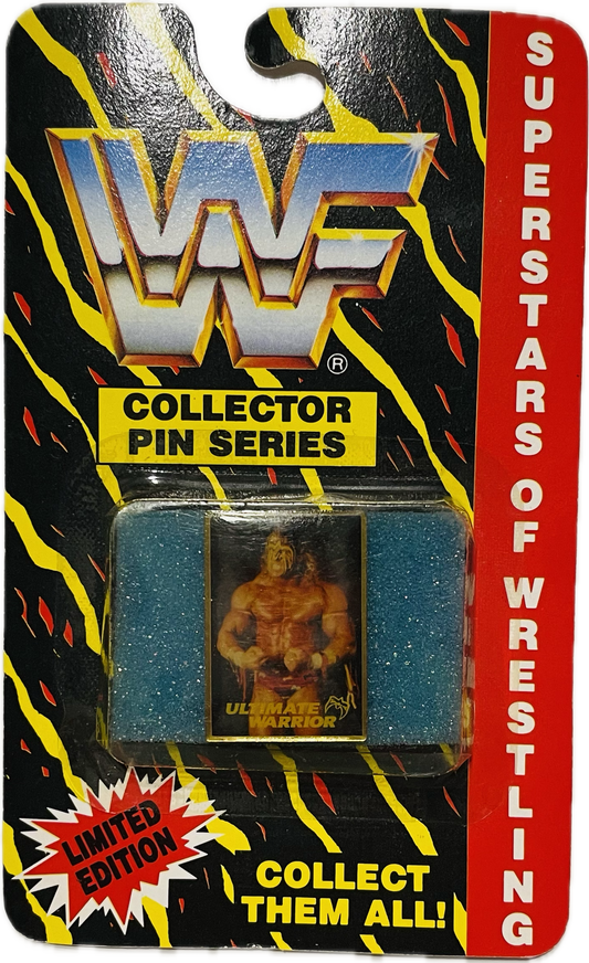 Superstars of Wrestling Collector Pin Series Ultimate Warrior Brooches & Lapel Pins PWcatalog
