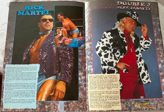 Superstars International Tour 1994 WWF France, Germany Program Magazine PWcatalog