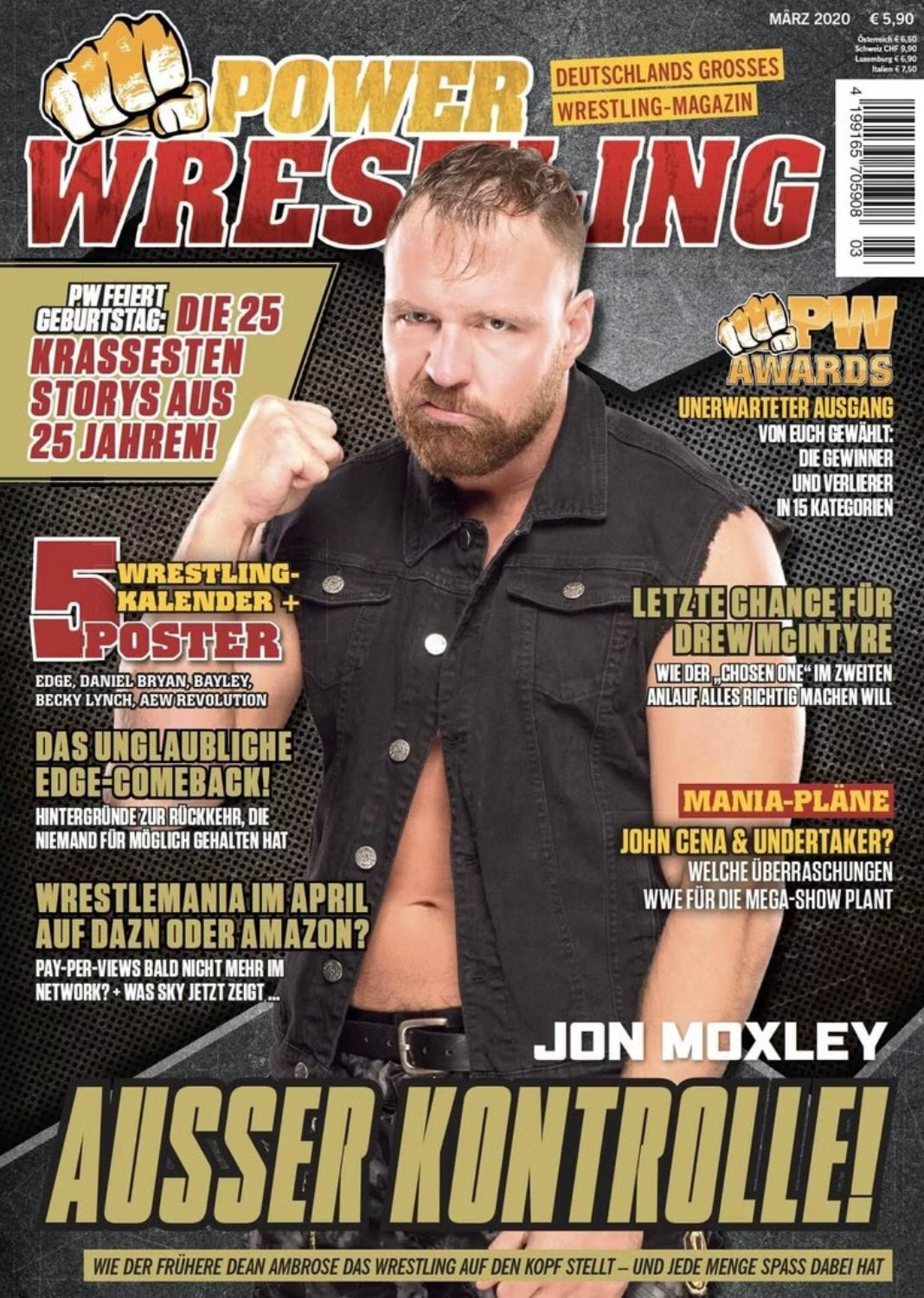 Power Wrestling Magazine March 2020 (#284) Magazine PWcatalog