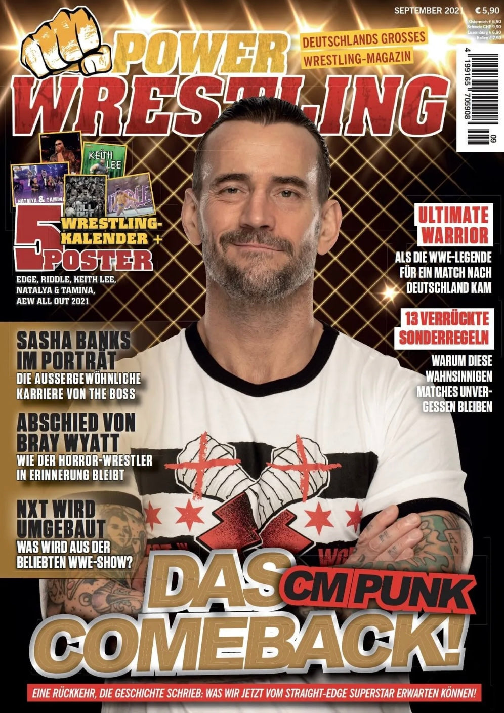 Power Wrestling Magazine September 2021 (#302) Magazine PWcatalog