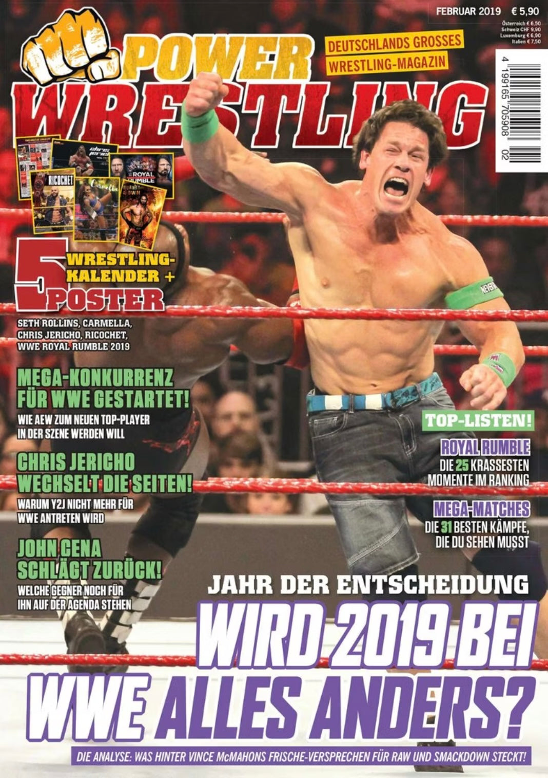 Power Wrestling Magazine February 2019 (#271) Magazine PWcatalog