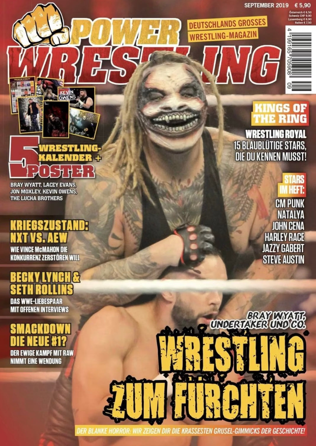 Power Wrestling Magazine September 2019 (#278) Magazine PWcatalog