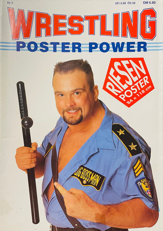 Wrestling Poster Power #3 from Germany Magazine PWcatalog