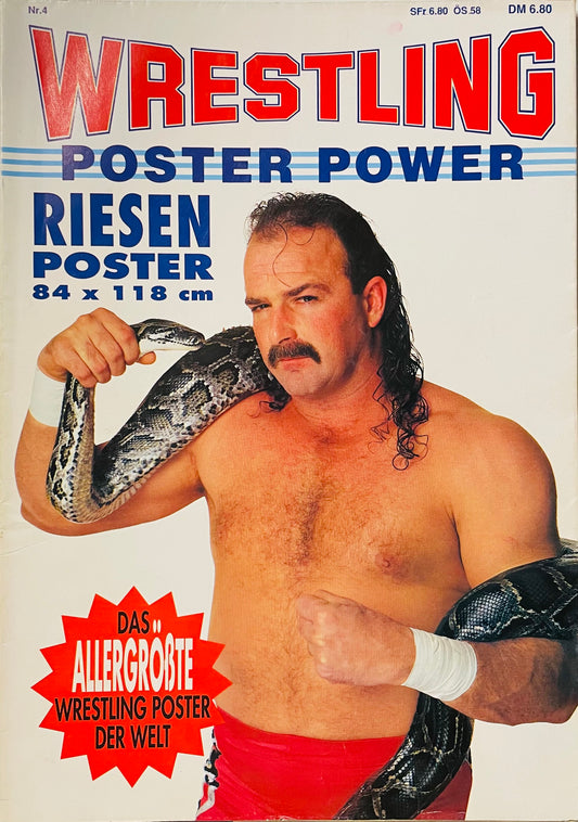 Wrestling Poster Power #4 from Germany Magazine PWcatalog
