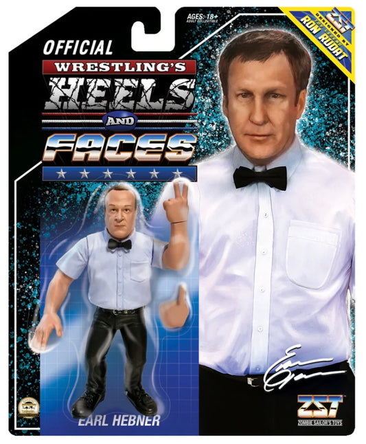 Zombie Sailor's Toys Wrestling's Heels & Faces 1 Earl Hebner Action & Toy Figures PWcatalog