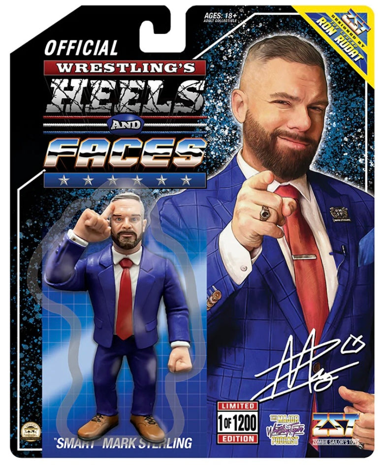 Zombie Sailor's Toys Wrestling's Heels & Faces New York Comic Con Exclusive "Smart" Mark Sterling Action & Toy Figures PWcatalog