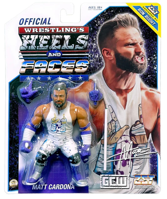 Zombie Sailor's Toys Wrestling's Heels & Faces New York Comic Con Matt Cardon (Pre Match Variant) Action & Toy Figures PWcatalog
