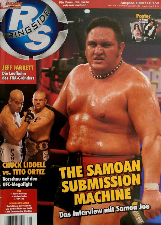 Ringside by Power Wrestling January 2007 Magazine PWcatalog