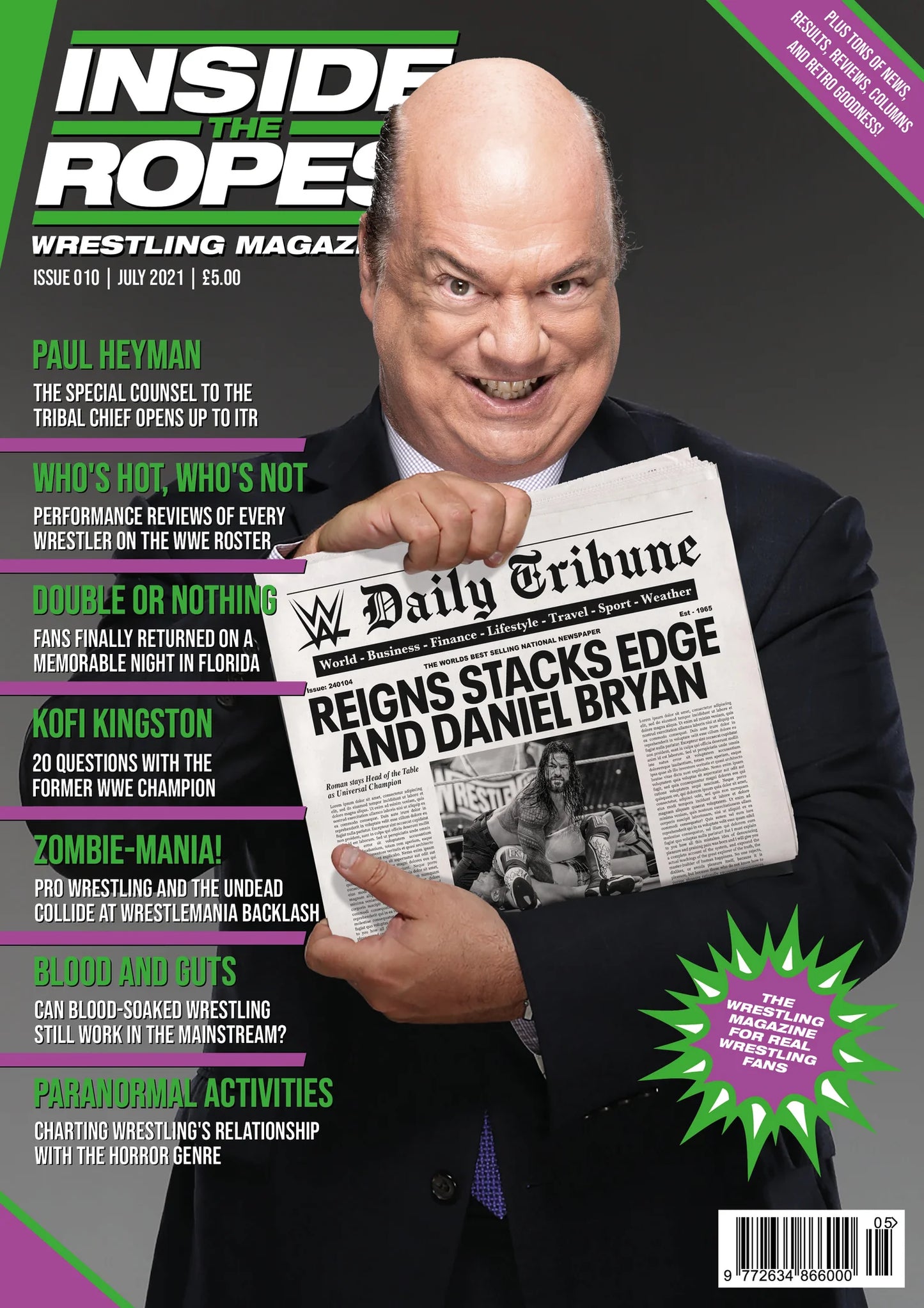 Inside The Ropes July 2021 Vol 10 Magazine PWcatalog