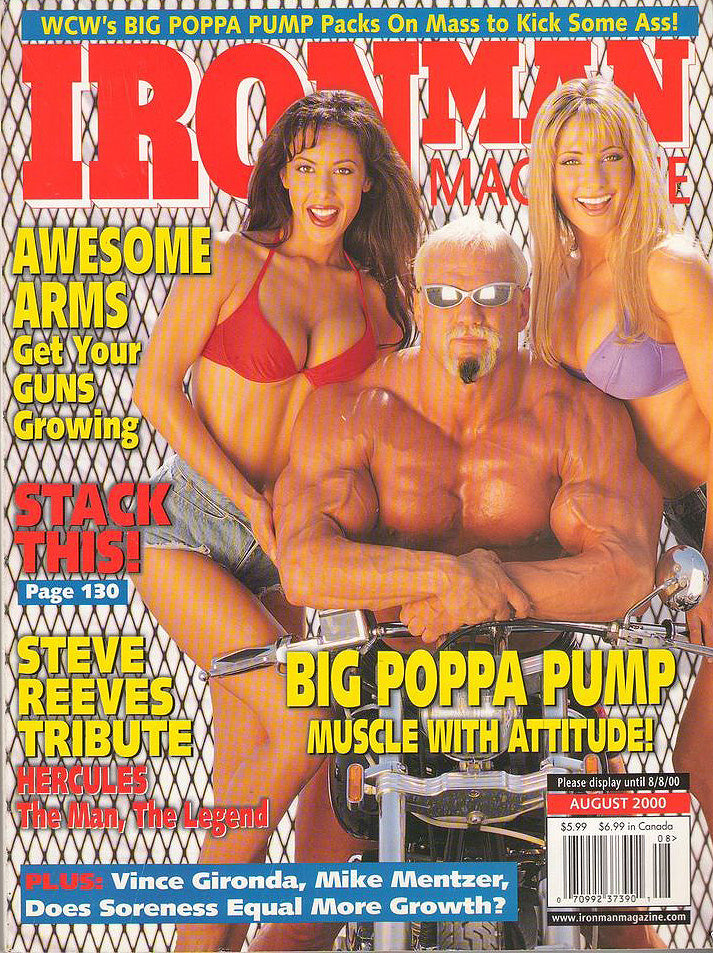 Iron man August 2000 - Scott Steiner magazine PWcatalog